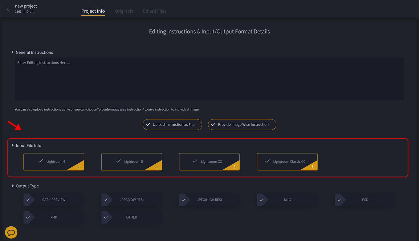 Input File Info